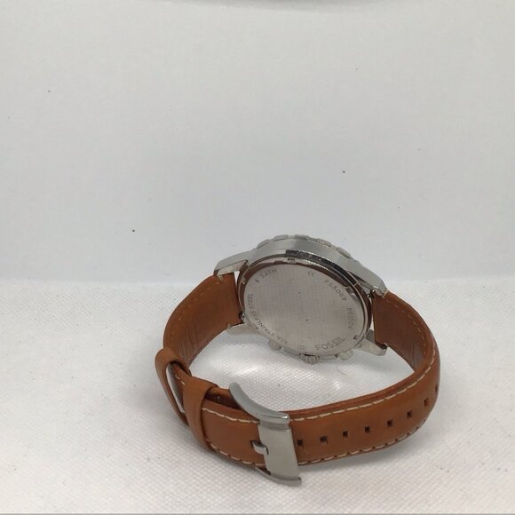 Fossil Men's Sport Watch 100M Silver Dial Stainless Steel Bracelet Dive Bezel - Picture 14 of 16